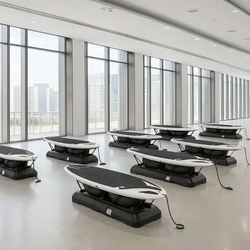 Professional Spring System Pilates Reformer Multifunctional Surfboard Home Studio Fitness Equipment Surfboard Surfing