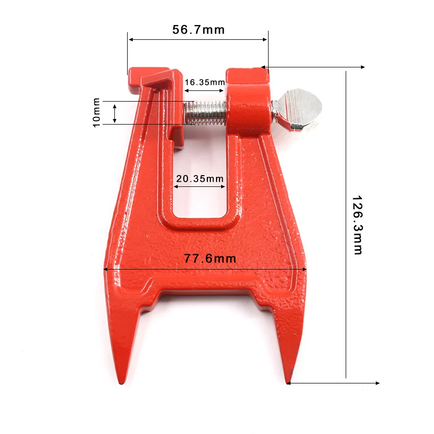 Chain Filing Vise Portable Compact Lightweight Chain Saw Chain Sharpening Heavy Duty Stump Vise