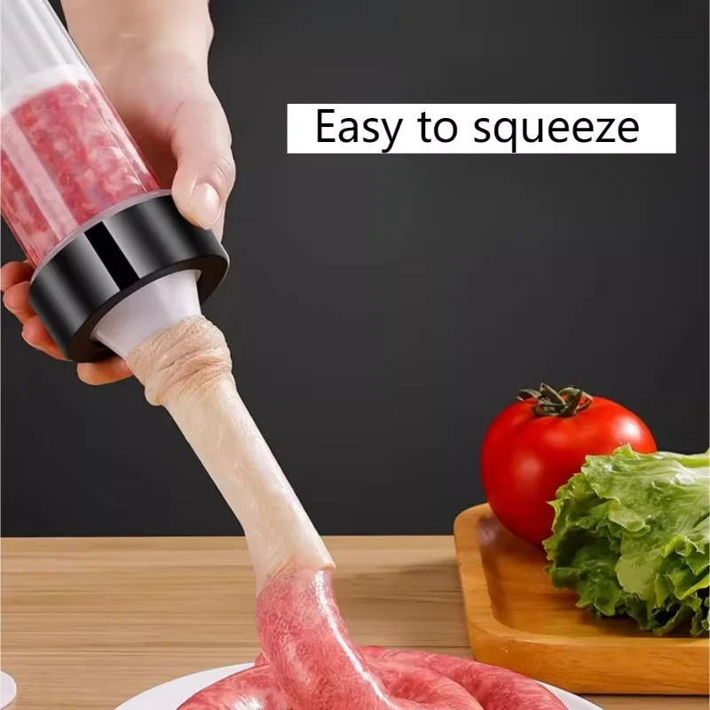 Manual Sausage Filling Machine Homemade Sausage Stuffer Sausage Syringe Sausage Stuffer Meat Injection Sausage Kitchen Tools
