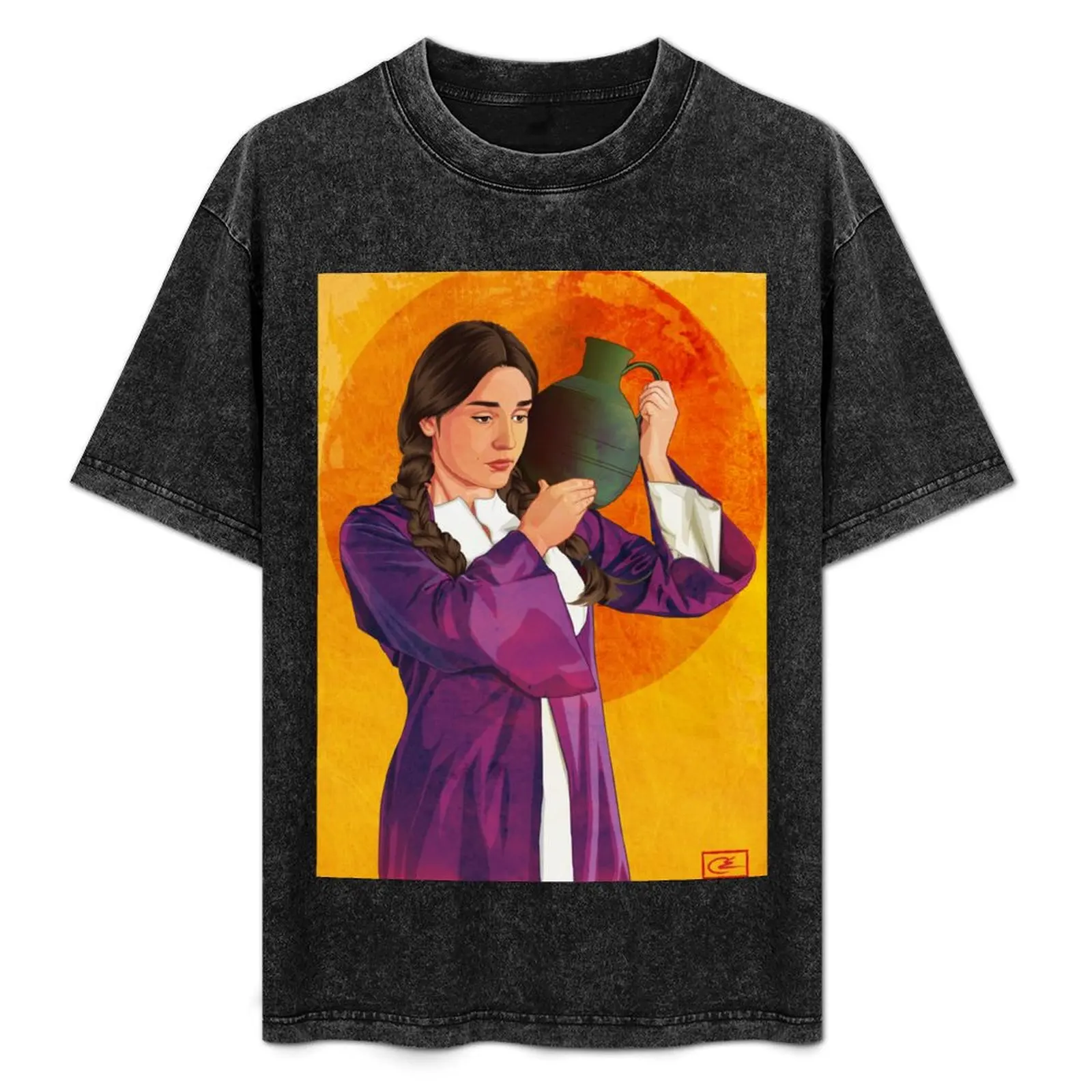

Peasant Girl Portrait #7 T-Shirt Casual Everyday Wear T-Shirt