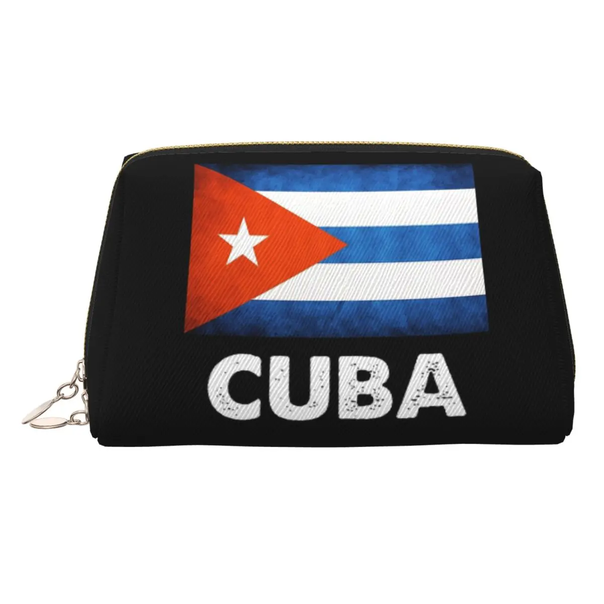 

Кубинский флаг Гавана, женские косметички, дорожный органайзер для макияжа, сумка для хранения туалетных принадлежностей, Dopp Kit Box