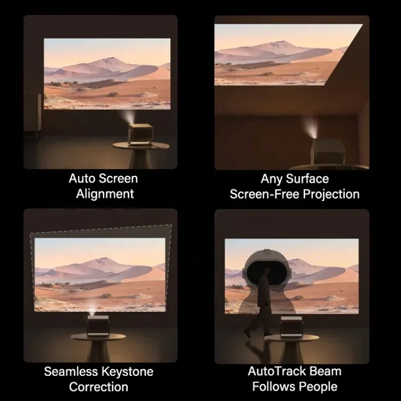 Трехлазерный проектор Xgimi RS20 Ultra 4K, 4800 люмен, автоматический карданный фокус, усиленный HDR10 + 240 Гц, Android TV, Wi-Fi 6, умный дом