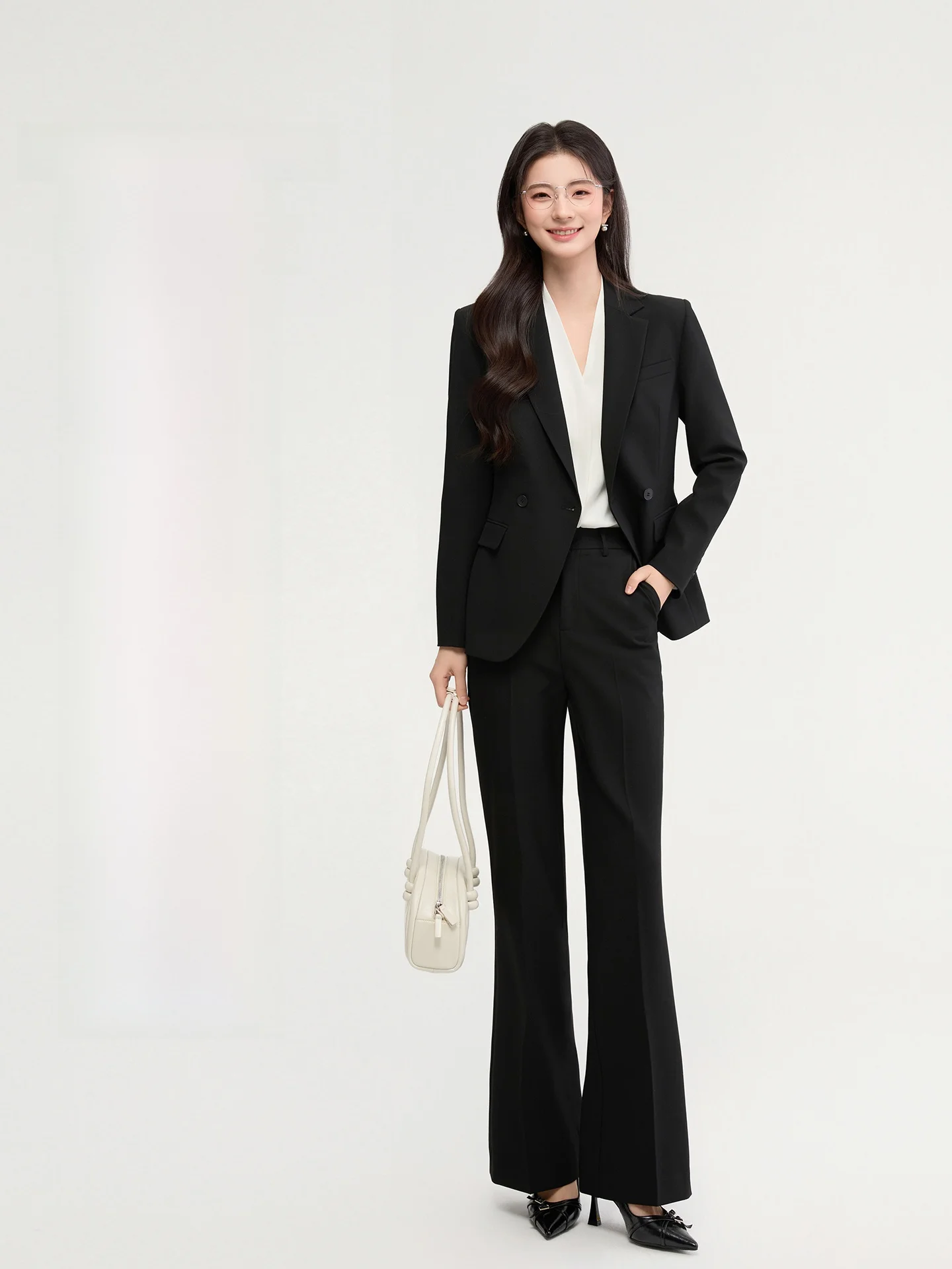 Professional Suiting Women's Jacket Graduation Interview Career Wardrobe Set College Student Formal Wear GOODYOUNG Brand