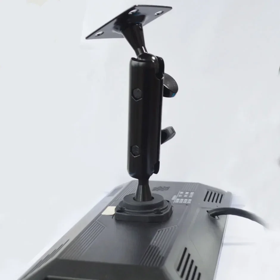 

Стальной сферический кронштейн для крепления автомобильного монитора 180° ° Вращающийся для экранов 7, 9, 10,36 дюймов, универсальный держатель для приборной панели/настольного компьютера