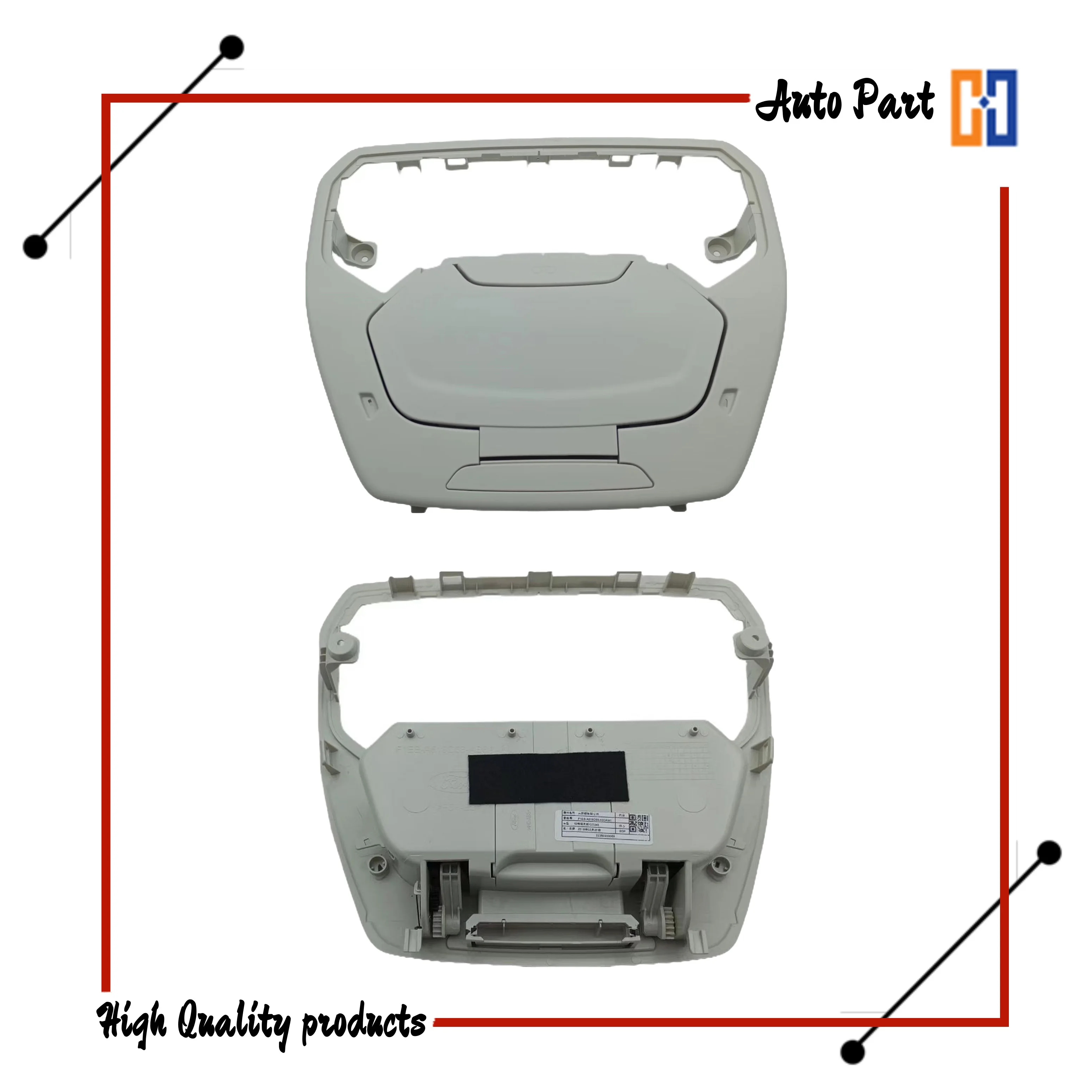 For 2012-2018 Ford FOCUS Sunroof Switch Glasses Box Fixing Bracket Frame Ceiling Plastic Trim Panel 1pcs