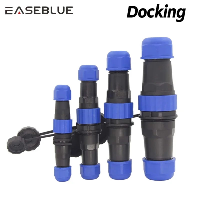 Waterproof Connector IP68 Docking Wire Cable Connection SD13 SD16 SD20 SD28 Male Plug & Female Socket Aviation Outdoor