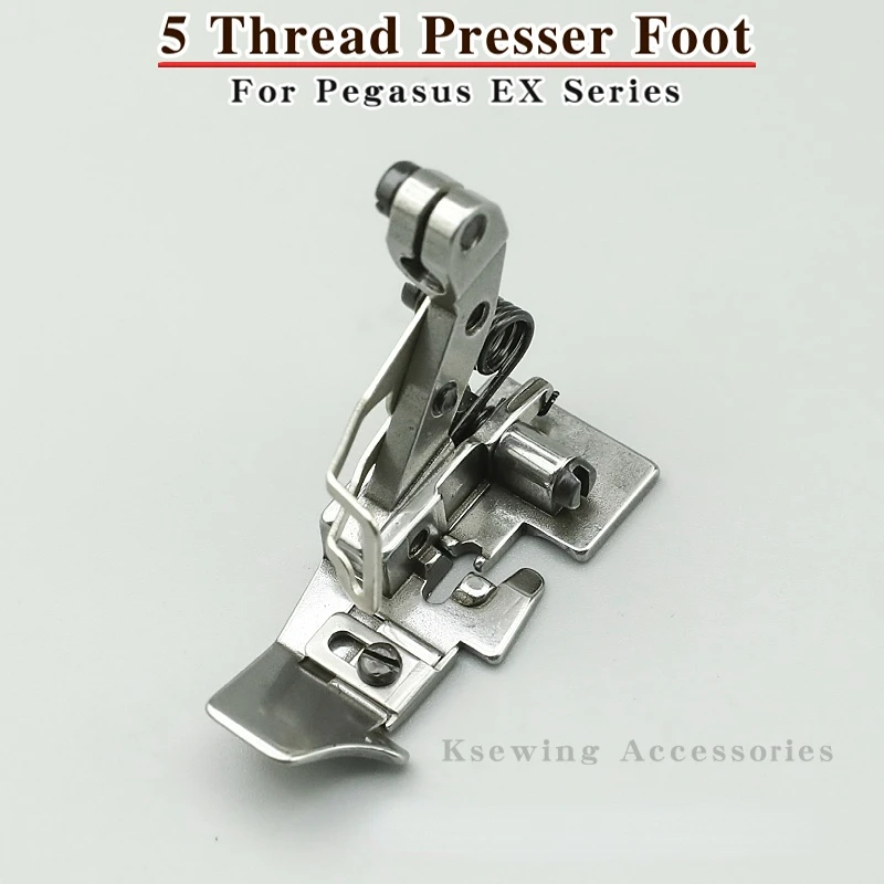 277118 Standard Presser Foot for Overlock Sewing Machine Fit 5 Thread Pegasus EX3200 EX5200 MX3200 MX5200 LX3200 LX5200