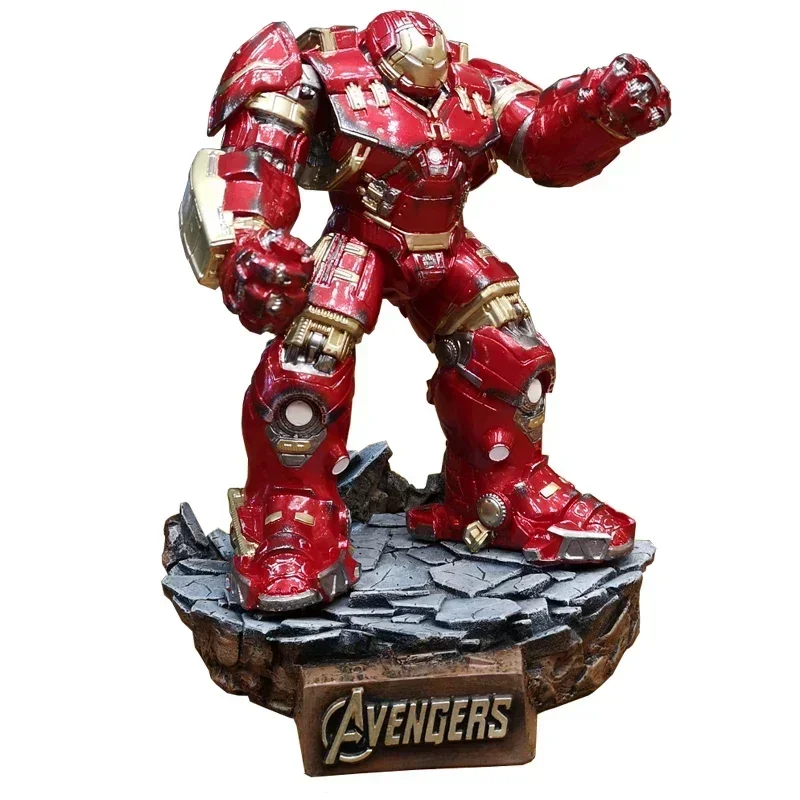 Resin 32cm Marvel Avengers Figure Hulkbuster Doll Statue Super Hero Pvc Action Gk Model Deco Collection Ornaments Artware Gift