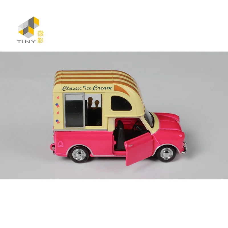 TINY 1:50 Mini Ice Cream Van U.K Alloy Simulation Model Car