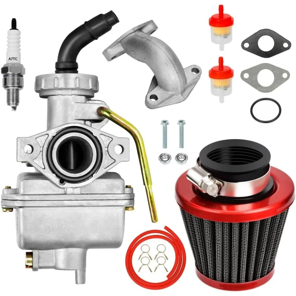 PZ20 Carburetor for Tao Tao Coolster 125cc 110cc 90cc 70cc 50cc for Baja ATV 4 Wheele  XR80 CRF70 4 Stroke Go Kart Pit Dirt Bike