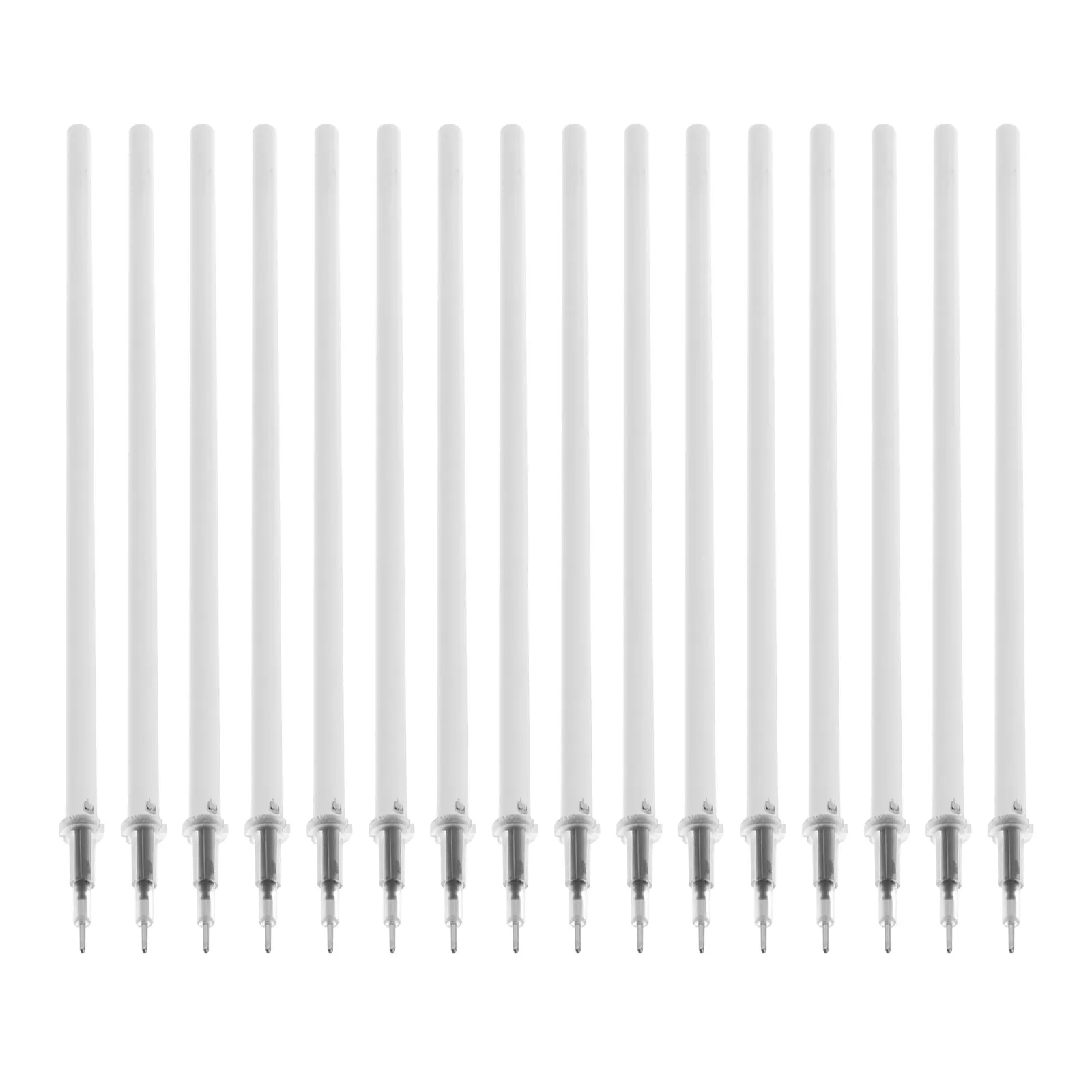 

100 шт. сменных стержней для гелевых ручек 0,5 мм, чернила для плавного письма, подходят для стандартных канцелярских принадлежностей с тонким наконечником