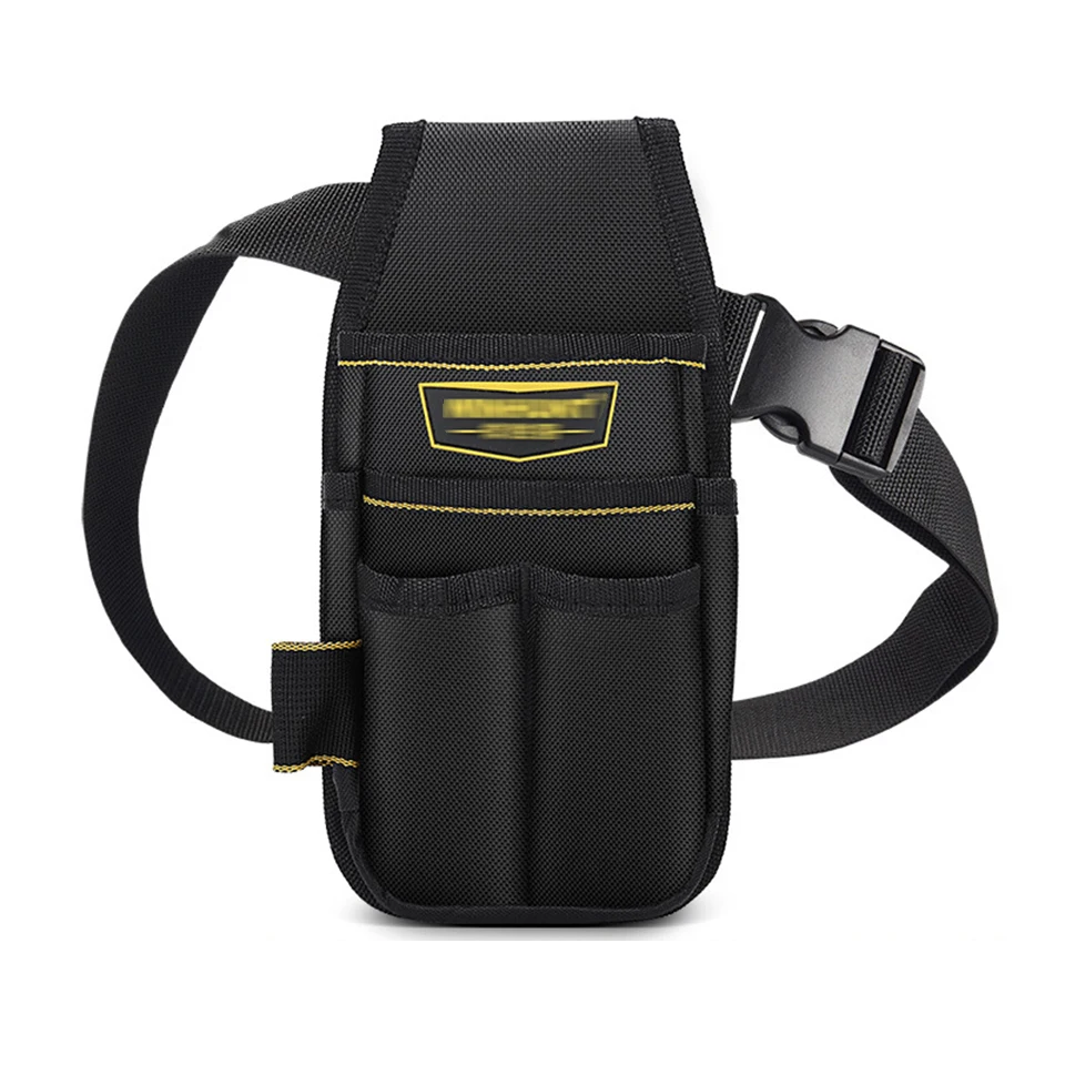 Electrician Tool Belt Pouch Tool Waist Bag Oxford Cloth W/Adjustable Belt for DIY Electricians Carpenters TechnicianWH100