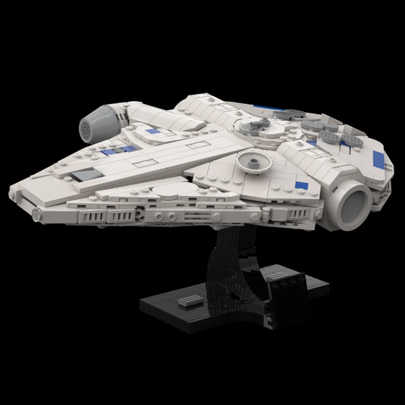 

NEW 909PCS Famous star Movie YT-1300 Falcon freighter Spaceship model DIY creative ideas ChildToy Birthday Gift blocks MOC-75375