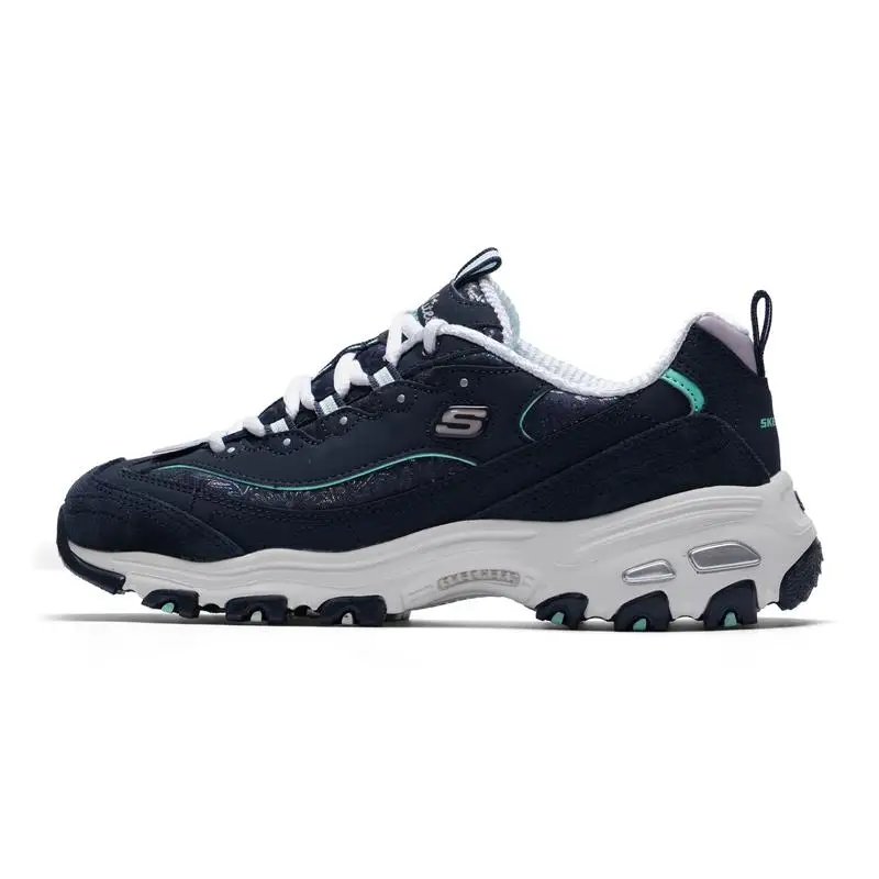 Skechers Women's Thick-Soled Dad Shoes First Generation Panda Shoes Casual Sports Shoes 149060-Nvaq