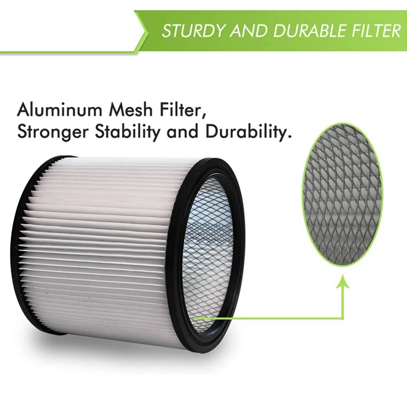 Replacement HEPA Filter For Shop Vac 90304 90350 5 Gallon And Large Wet & Dry Vacuum Cleaner Accessories