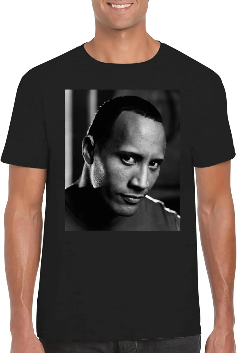 Dwayne The Rock Johnson - Men's Crewneck T-Shirt FCA #FCAG551923