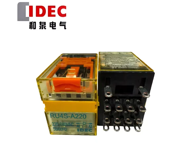 IDEC original genuine Hequan Electric intermediate relay RU4S-A220 small 14 pin intermediate relay 6A