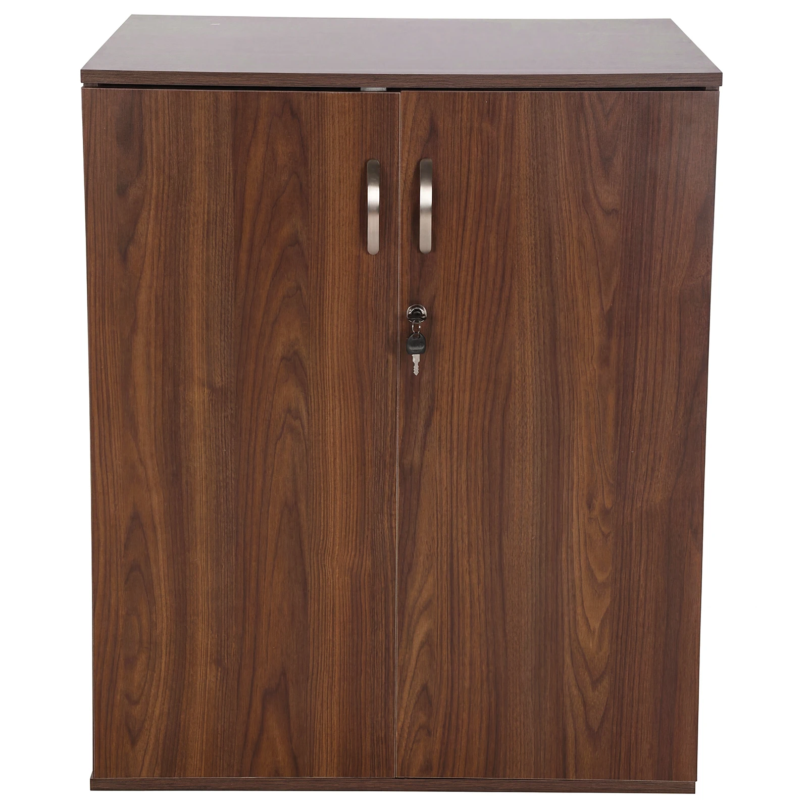 Floor Office Storage Cabinet With Doors & Adjustable Shelves Vertical Office Locker Cabinet Leveling Feet for Offices Workspace