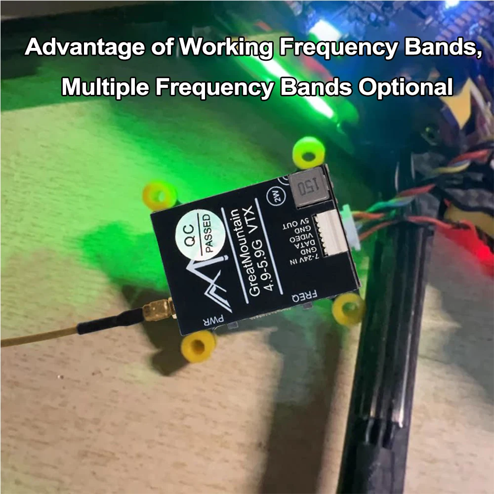 GreatMountain Beacon 5.8G Video Transmitter VTX 2W/3W with Fan for FPV Drone Quadcopter Analog Long Range Transmission Module