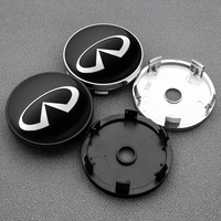 4Pcs 56mm 60mm Car Logo Wheel Center Hub Cap Rim Cover Sticker For Infiniti Q50 Q30 FX35 G37 QX70 QX50 QX60 QX80 Badge Accessory