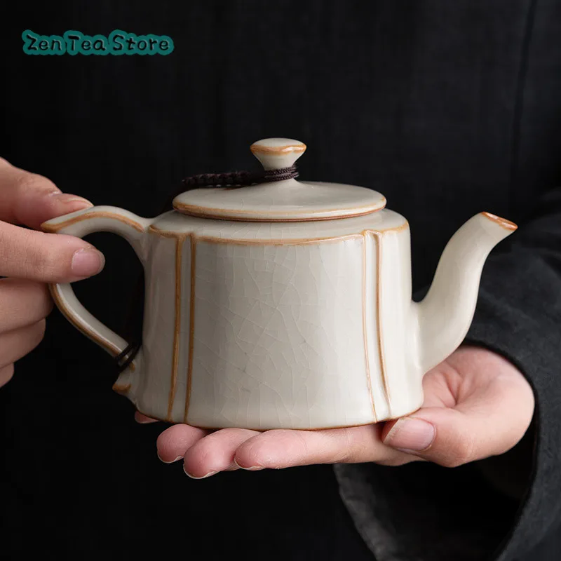 Ruyao Teapot High-end Red Tea Teapot Home Can Raise Open Piece Single Pot Ceramic Kung Fu Tea Set With Filter Tea Infuser