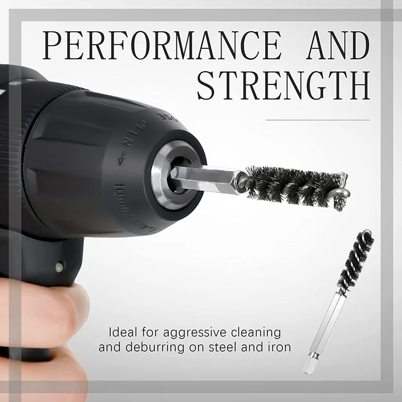 2PCS Golf Clubs Head Hosel Brush Set 9MM/11MM Electric Drill Wire Cleaning Polishing Tool for Iron Wood Golf Accessories