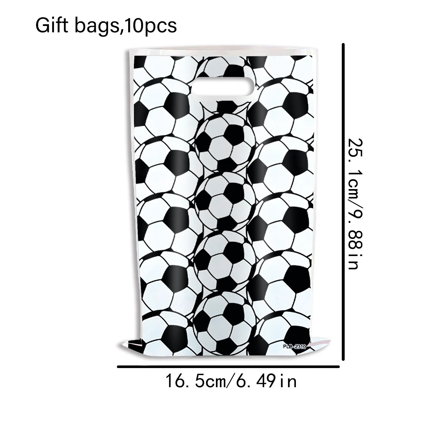 10/20/30/40 Stück Fußball-Party-Geschenktüten Fußball-Liebhaber Süßigkeiten-Verpackungsbeutel Handtasche Kinder Jungen Geburtstagsparty-Deko Partyzubehör – Detail 5