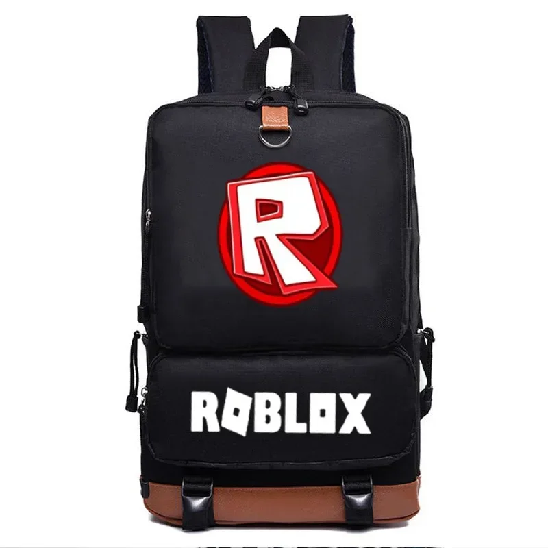 

Robloxs Cartoon Casual Backpack for Teenagers Boy Student School Bags Travel Shoulder Bag Unisex Laptop Bag