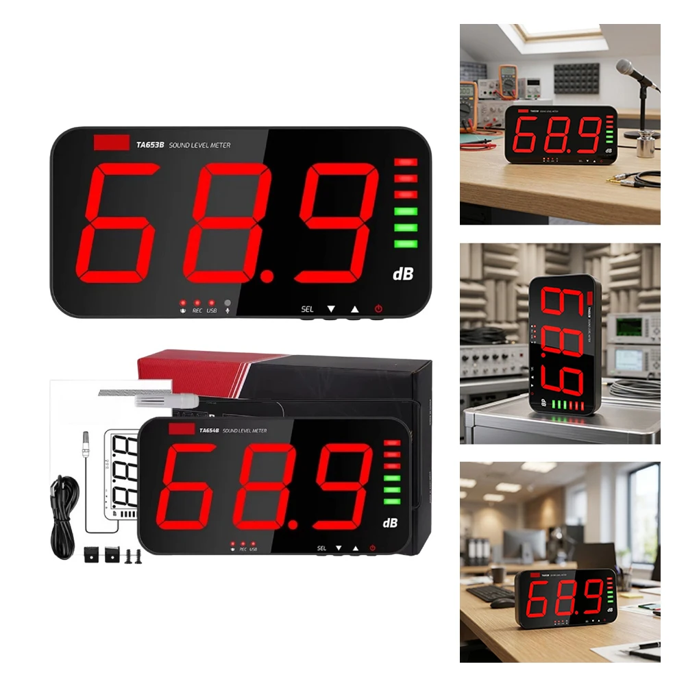 For Safety Inspections Digital Sound Level Meter Wide Measurement Range Sound Meter Sound Level Meter Fast Time Weighting