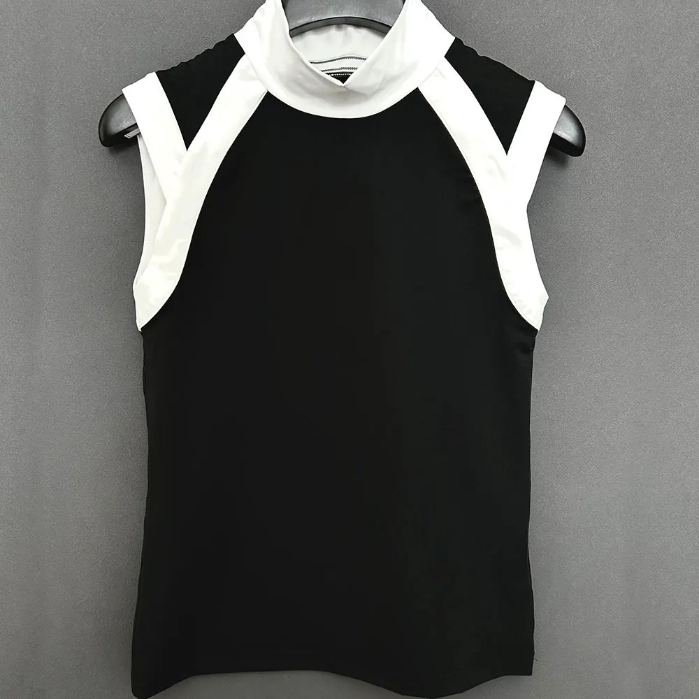 2025 New Women\'s Golf Sleeveless T-shirt, Golf Sports Shirt, Comfortable, Breathable, Quick Drying, Free Shipping