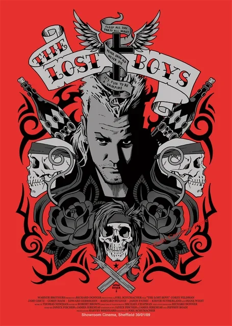 Lost Boys Posters 1987 Klassieke Film Kunst Canvas Schilderij HD Print Afbeelding voor Slaapkamer Wanddecoratie Bar Koffie Bioscoop Huisdecoratie Cadeau