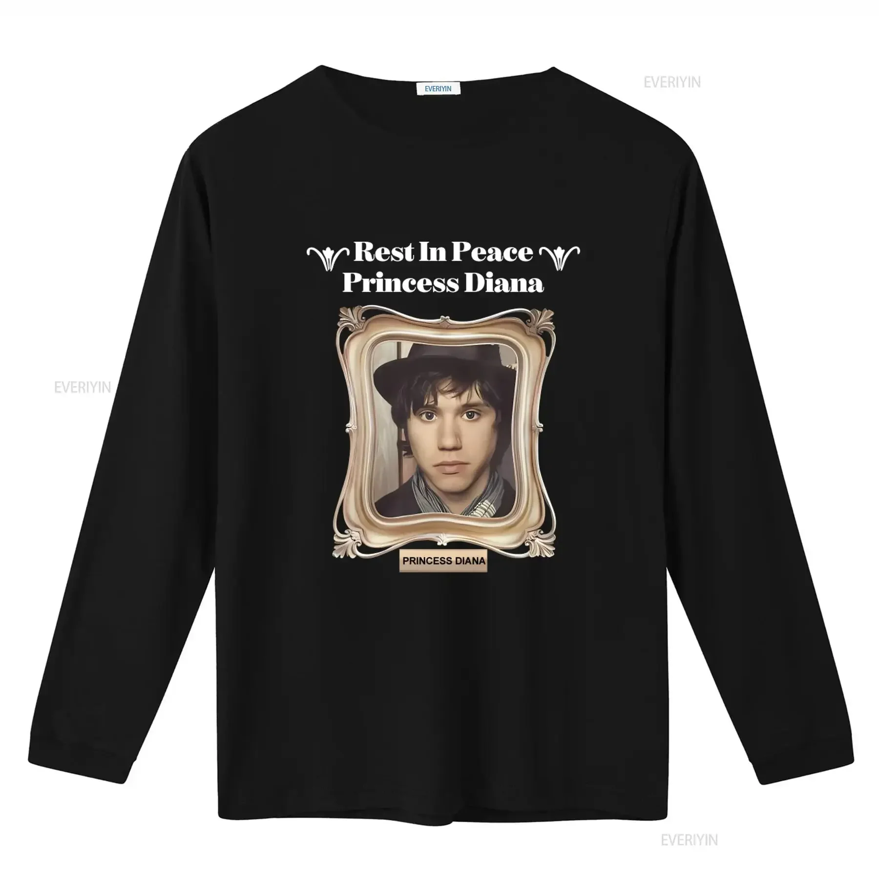 Rest In Peace Princess Diana Ryan Ross T Shirt Fashion Retro Design  vintage Washed graphic Soft Comfortable Stretched