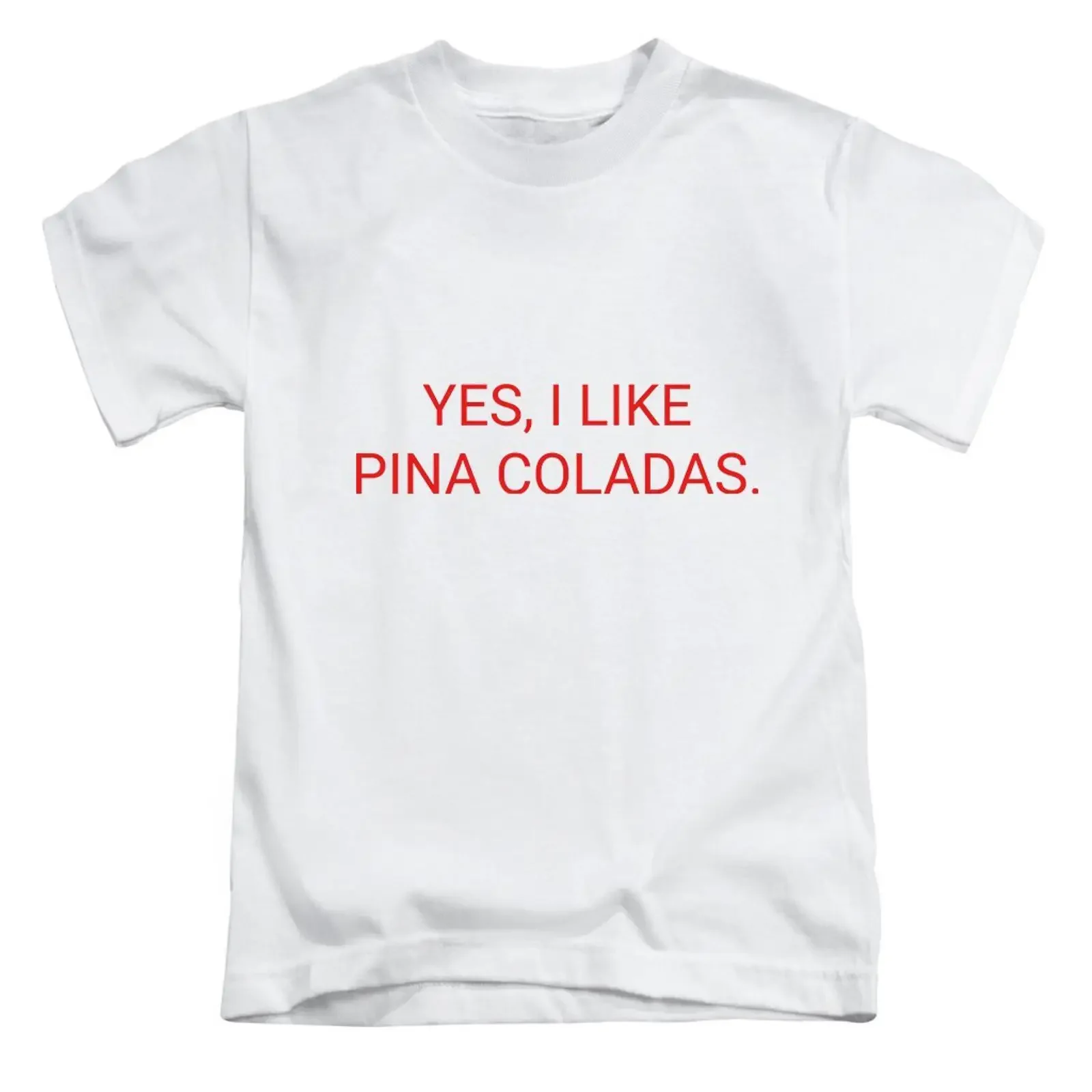 Lustiges Baumwoll T Shirt Ja ich mag Pina Coladas Erwachsene Alkohol Cocktail Geschenk vintage Washed graphic Comfortable