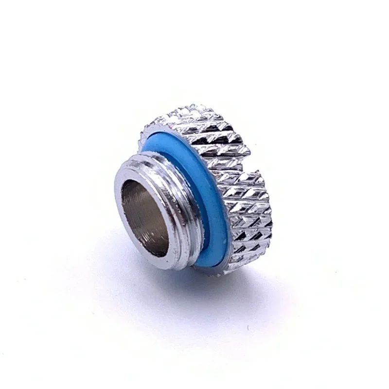 Brass Computer Water-cooling Plug G1/4 Threaded Screw-in Water-stop Fitting, Suitable for PC Water-cooling System