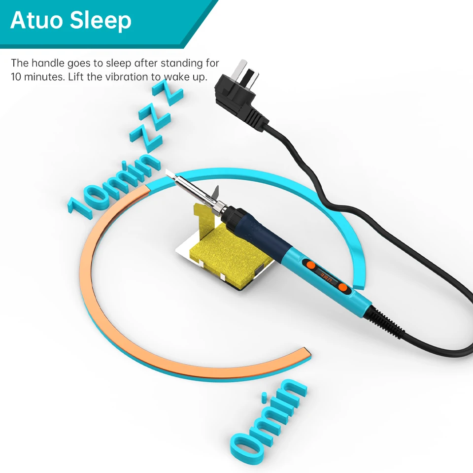 Bakon BK606 90 واط سبيكة لحام كهربائي 220 فولت قابل للتعديل درجة الحرارة أداة إصلاح لحام عدة أدوات لحام فيرو دي سولدا