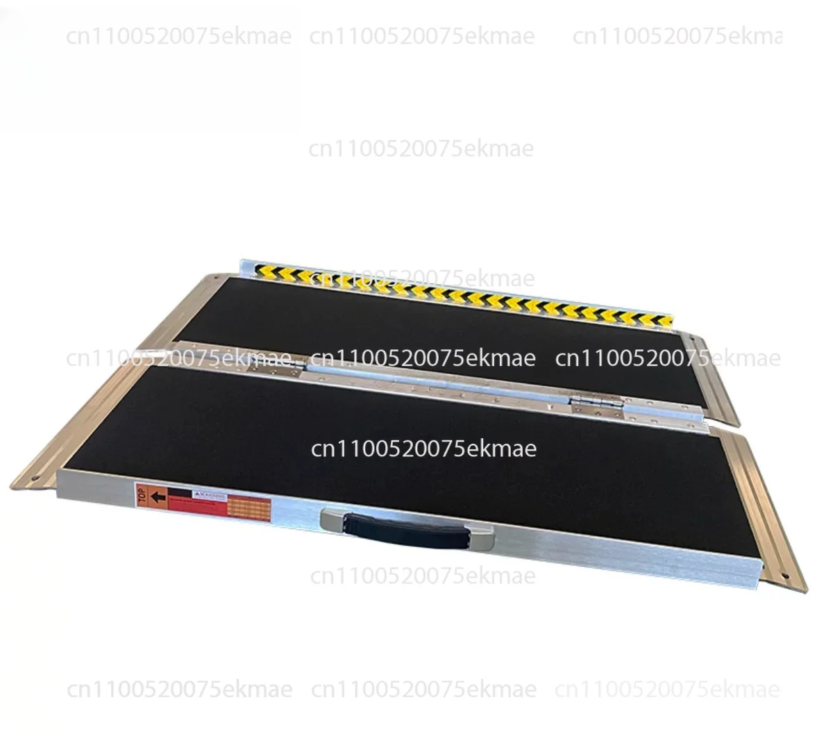 Aluminum Wheelchair Ramp Portable Anti‑Slip Folding Mobility Ramp Barrier‑Free Mobile Stair Slope for Wheelchairs