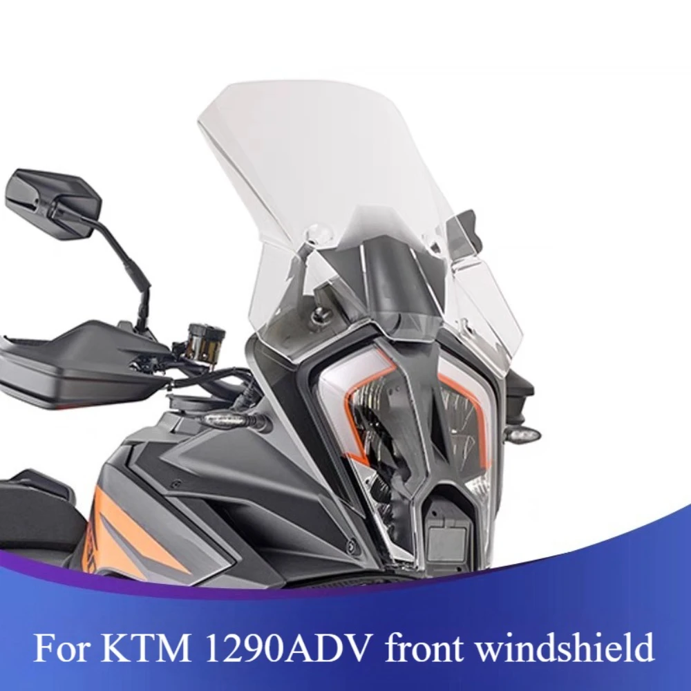 

Motorcycle front windshield height increase front inlet transparent For KTM 1290ADV 1290 ADV 1290-ADV