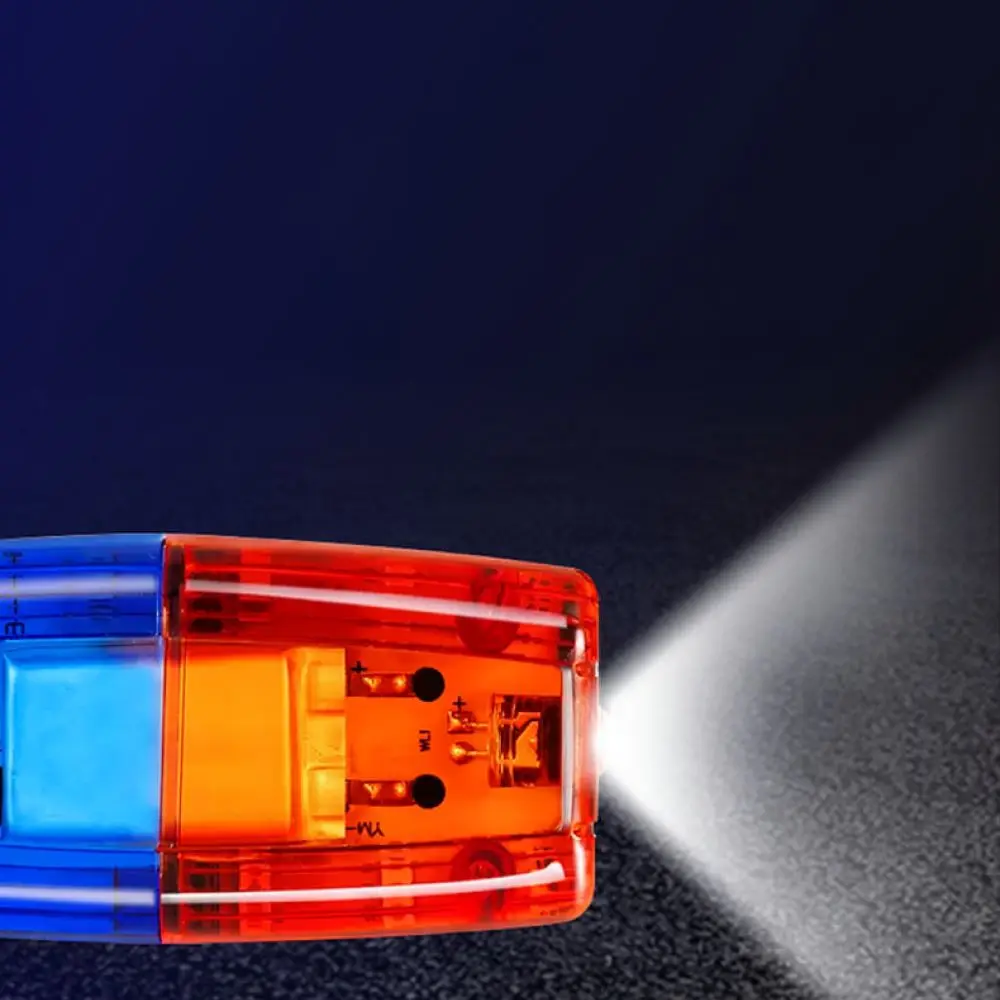 Emergency Shoulder Warning Lamp LED Red Blue Flash Light For Security Guard Night Patrol Safety Visibility Device