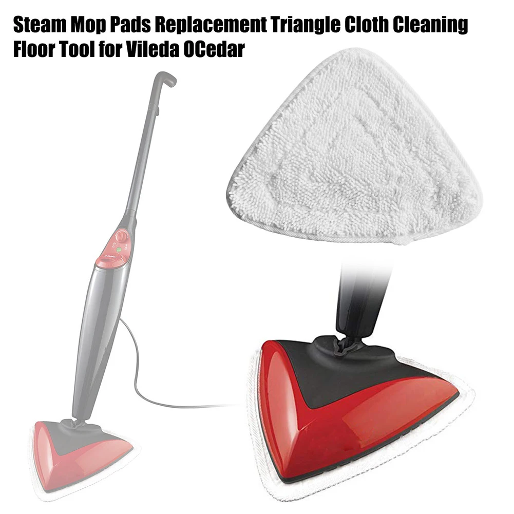 For Vileda OCedar Mop Head Replacement Triangle Cloth Floor Cleaning Tool Steam Mop Pads Replace For Vileda Mops Accessories