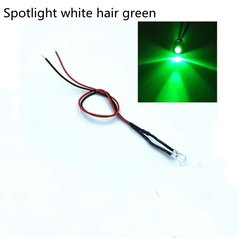 Diodes électroluminescentes LED Ultra lumineuses pré-câblées de 8mm, 10 pièces, avec résistance