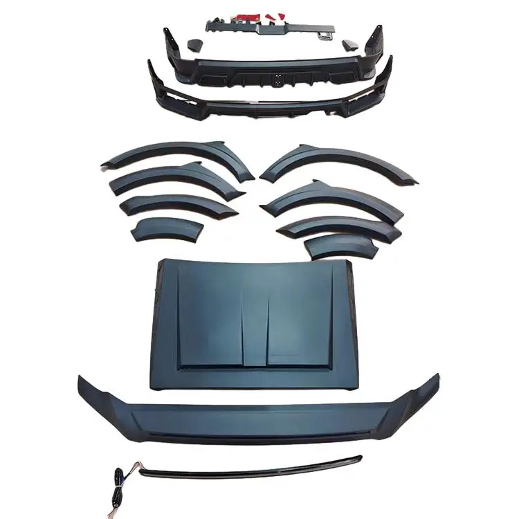 Forged Carbon Front Lip Side Skirt Extended Rear Diffuser Rear Spoiler Wheelhouse for Great Wall Wey Tank 500