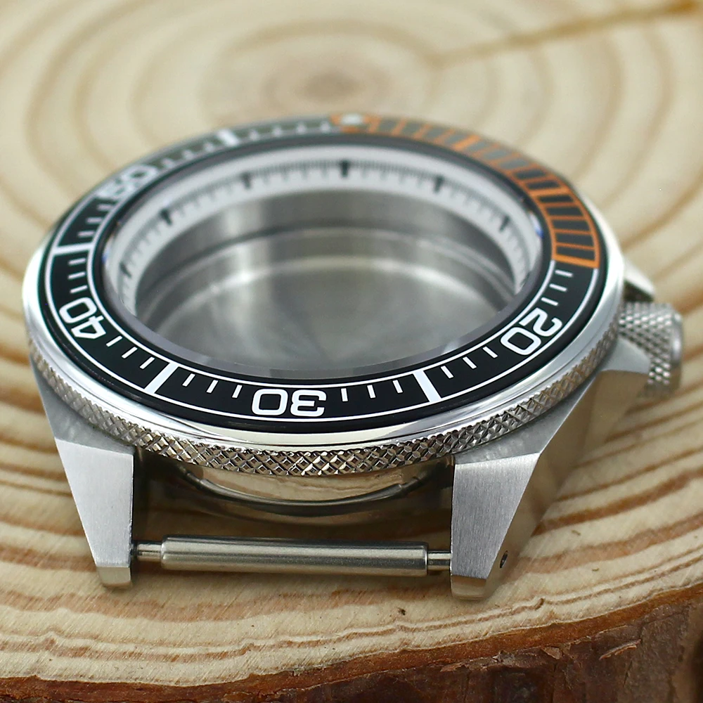Caja de buceo para reloj de lujo, compatible con movimiento automático 4R35 4R36 NH35 NH36, resistente al agua, de acero inoxidable para la serie PROSPEX King Samurai