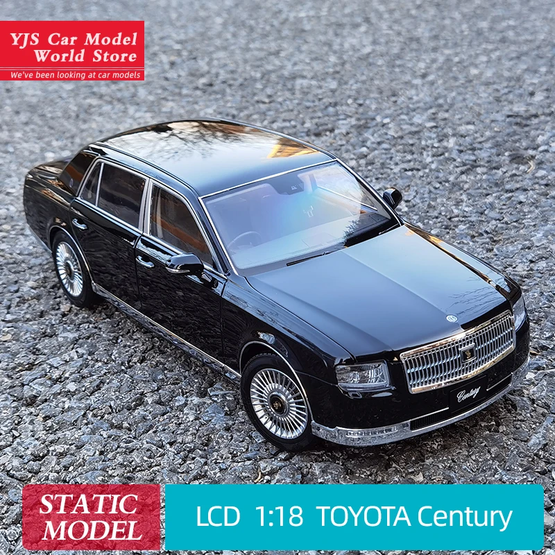 液晶1:18トヨタセンチュリー合金フルオープンカーモデルカーモデル友達