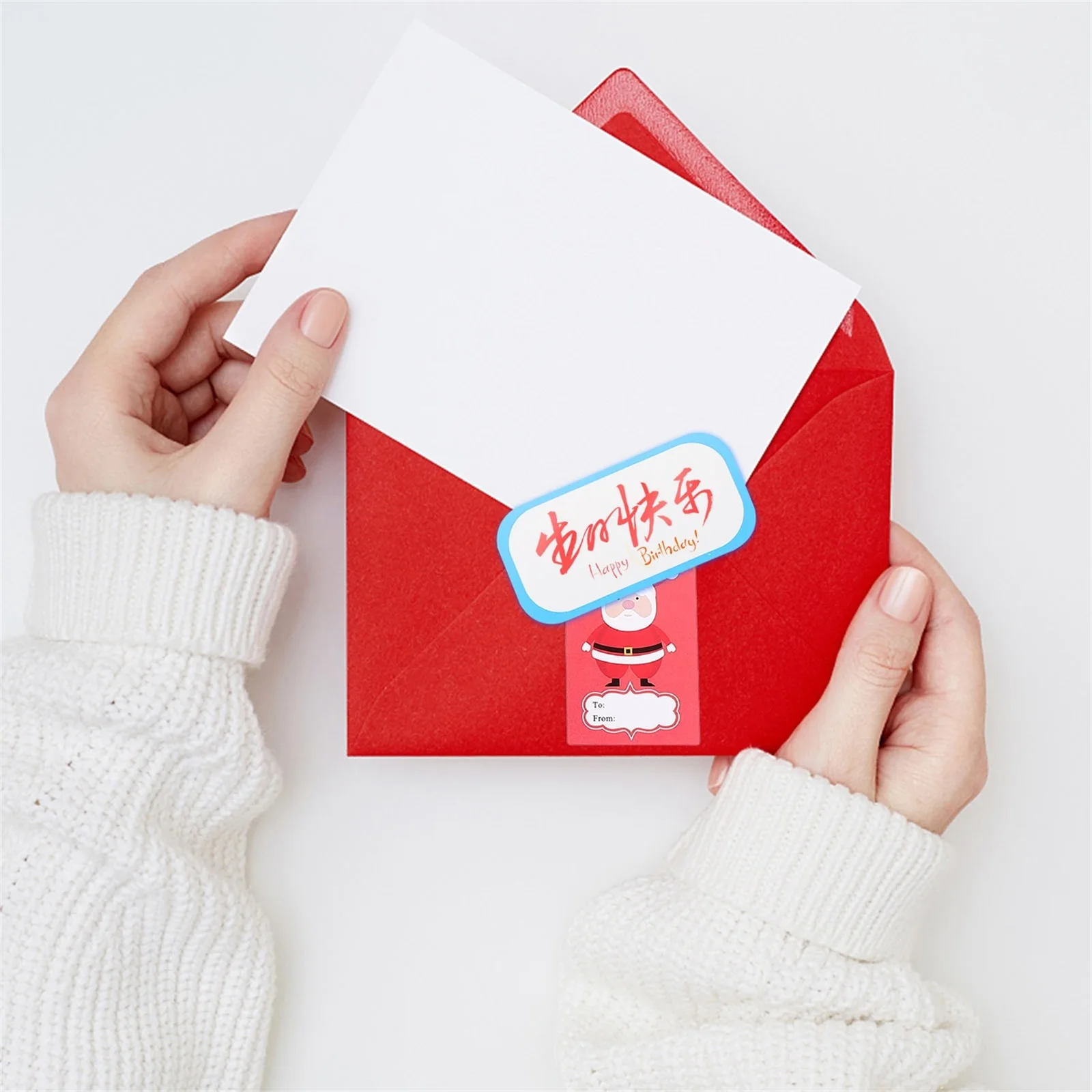 2 Rol Stiker Label Makanan Polos Label Serbaguna Perekat Diri