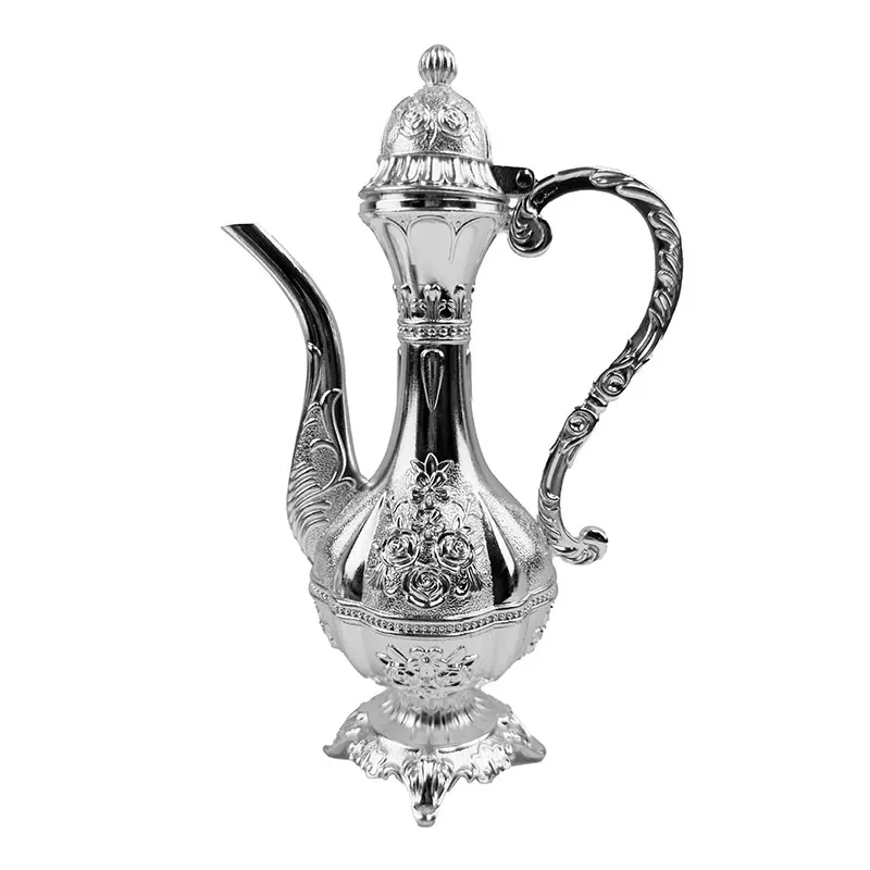 

Sterling silver wine pot set antique style wine glass home white wine high-grade Chinese wine set wine decoration