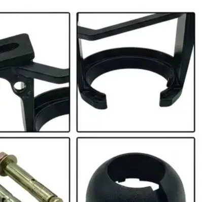 Sloped Ceiling Mounting Bracket With Hanger Ball For Vaulted Fan Adapter Up To 45 Degree Zinc Alloy Black Installation Kit