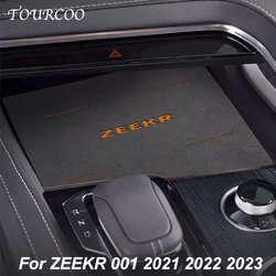 For ZEEKR 001 2021 2022 2023 Central Control Wireless Charging Water Cup Suede Protective Pad Interior Accessories