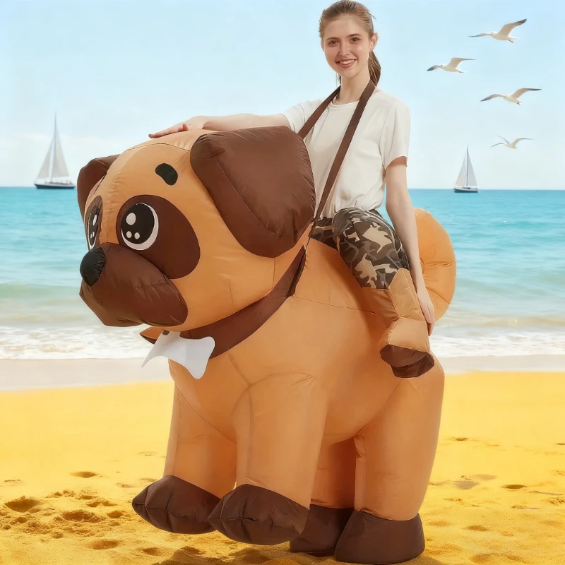 

Inflatable costume adult riding Shiba Inu inflatable suit Halloween Christmas Carnival theme Party Shiba Inu full body suit