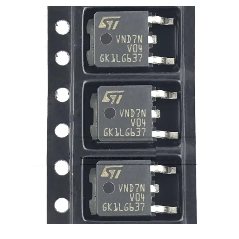 10PCS VND1NV04 VND3NV04 VND7NV04 VND14NV04 VND5N07 VND7N04 VND10N06 MOSFET TO-252