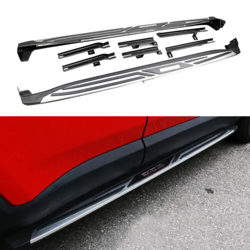 2Pcs Door Fixed Side Step Nerf Bar Running Board Fit for Jeep Renegade 2015-2023